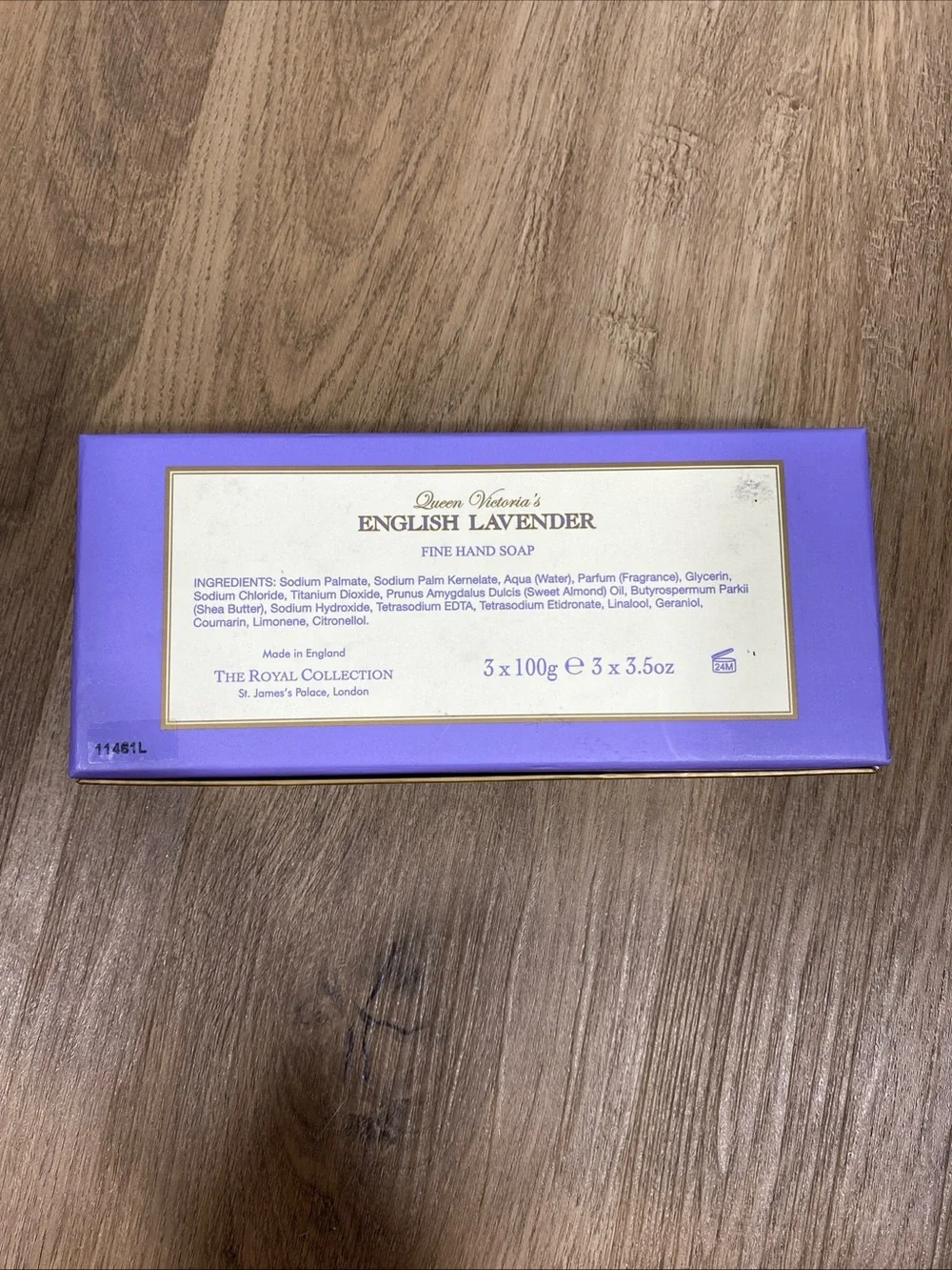 Queen Victoria's English Lavender Fine Hand Soap - White (3-Pack)